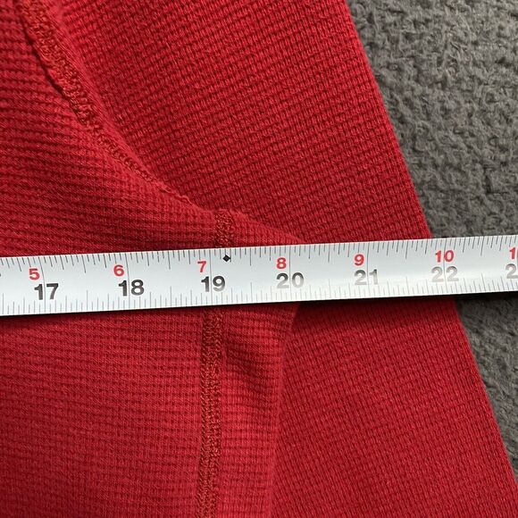Vintage Abercrombie & Fitch Shirt Mens XL Red Muscle Fit Thermal Sweater Y2K - Picture 8 of 16